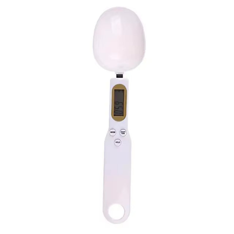Digital Food Measuring Scoop Scale Electronic Kitchen Measuring Spoon Scale for Cooking Baking Smart Adjustable Measure Cup