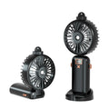 Mini Handheld Small Fan Portable Desk Misting Fan USB Rechargeable Portable Small Air Cooler Cooling Spray Humidifier Fan