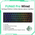 MONSGEEK FUN60 PRO&MAX Mechanical Keyboard with Magnetic Switches - 60% Wireless Gaming Keyboard with Rapid Trigger and 8K ARGB Customization