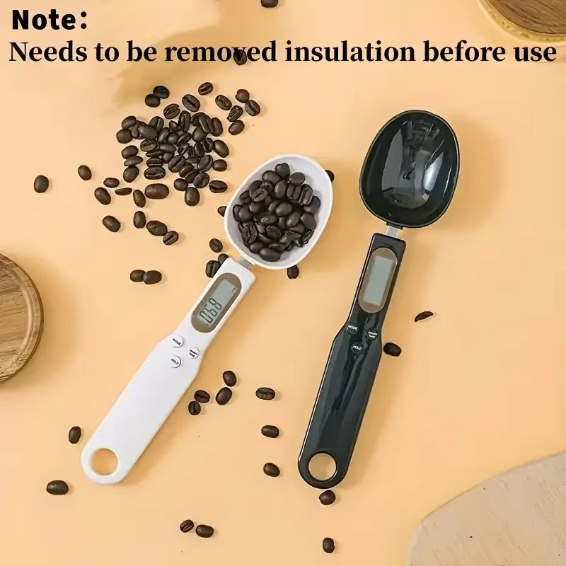 Digital Food Measuring Scoop Scale Electronic Kitchen Measuring Spoon Scale for Cooking Baking Smart Adjustable Measure Cup